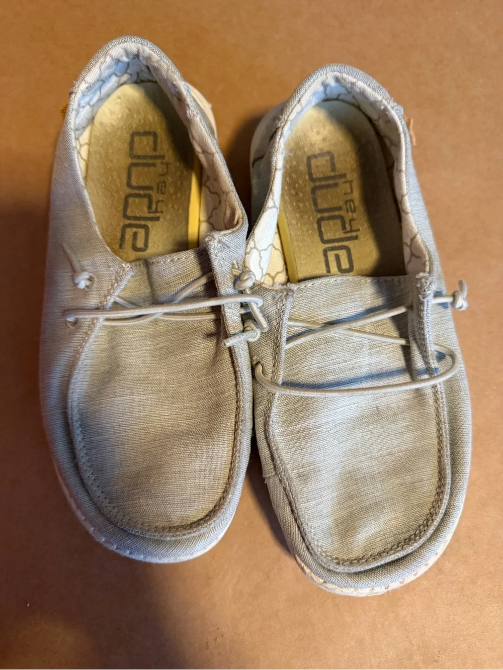 Youth Linen Beige Casual  Shoes
